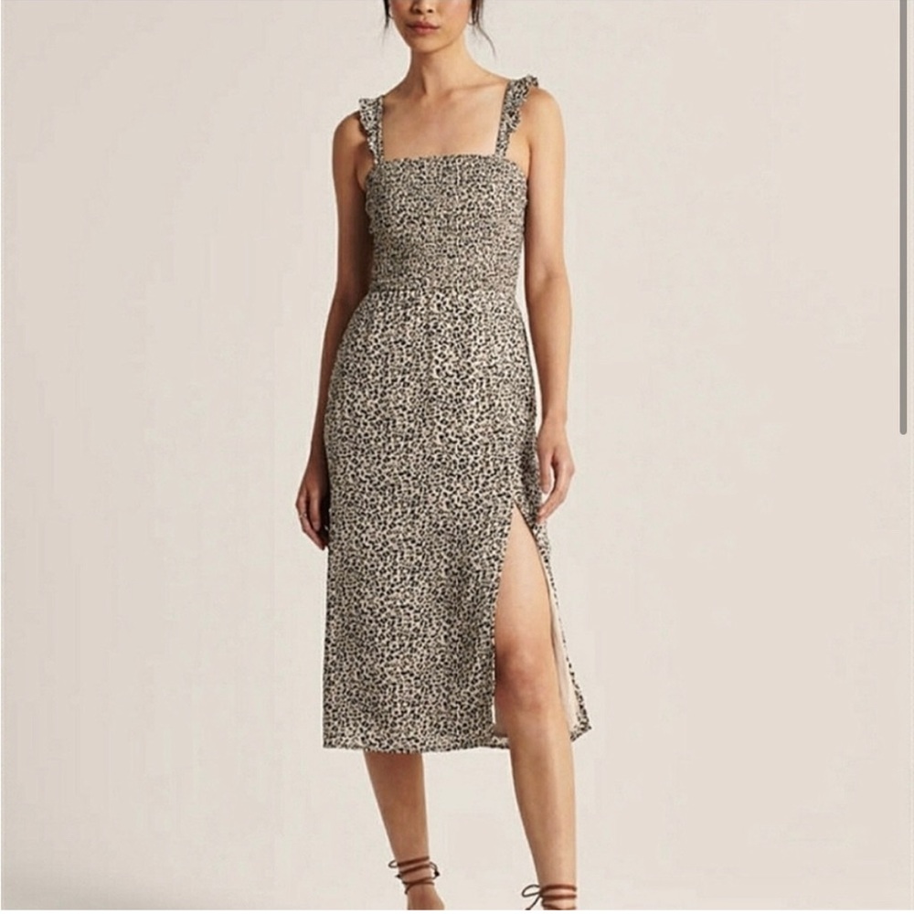 Abercrombie leopard print dress